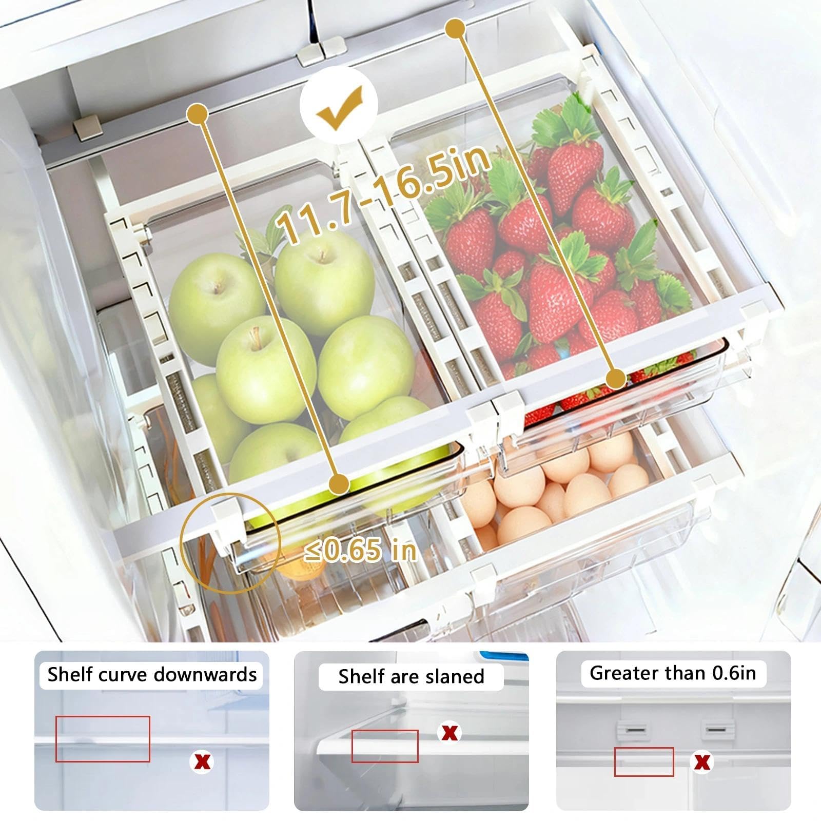 Cajas organizadoras transparentes con mango de onaner, visión clara del contenido.