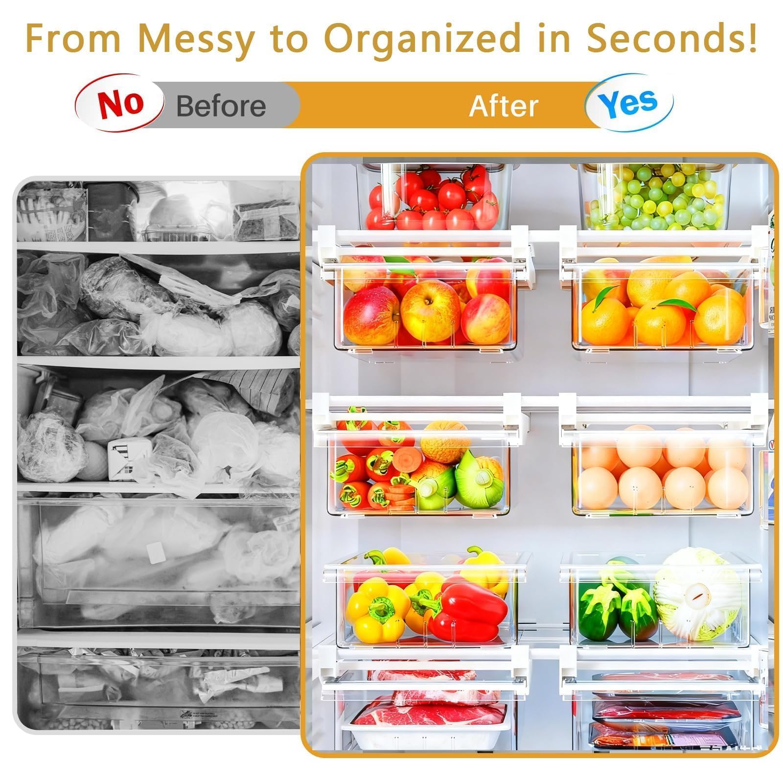 Organizador de onaner para frutas y verduras, almacenamiento ordenado.