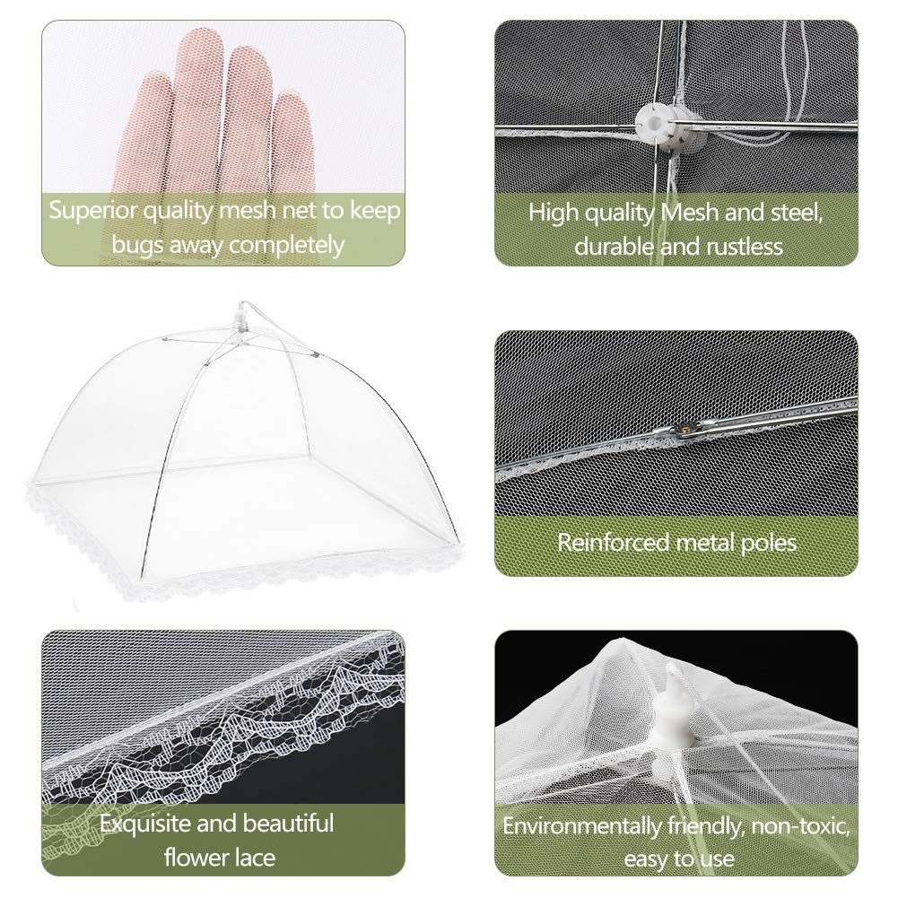 Onarway protector de plantas con malla para jardín mantiene insectos lejos sin bloquear agua y aire