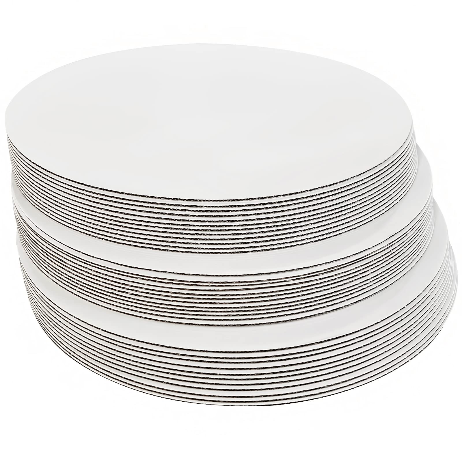 ONE MORE base torta blanca 12 pulgadas, soporte estable para pasteles grandes