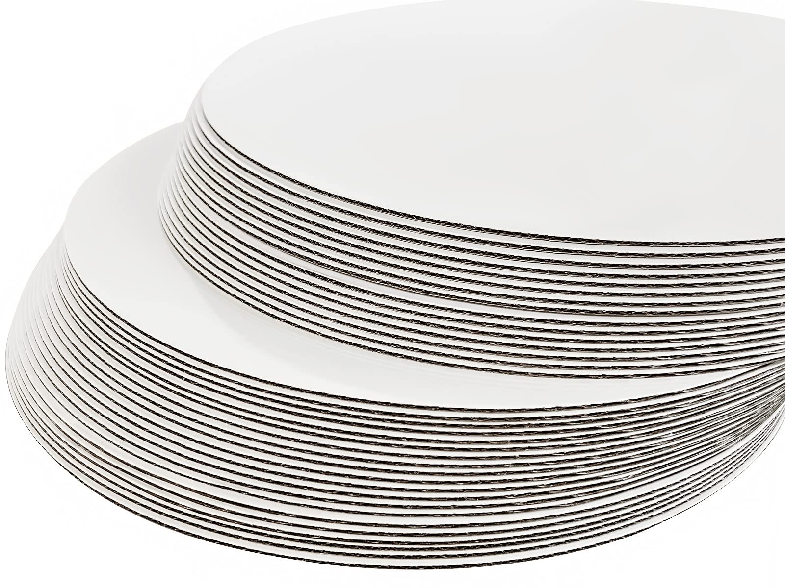 ONE MORE paquete 35 bases torta blancas, ideal para eventos