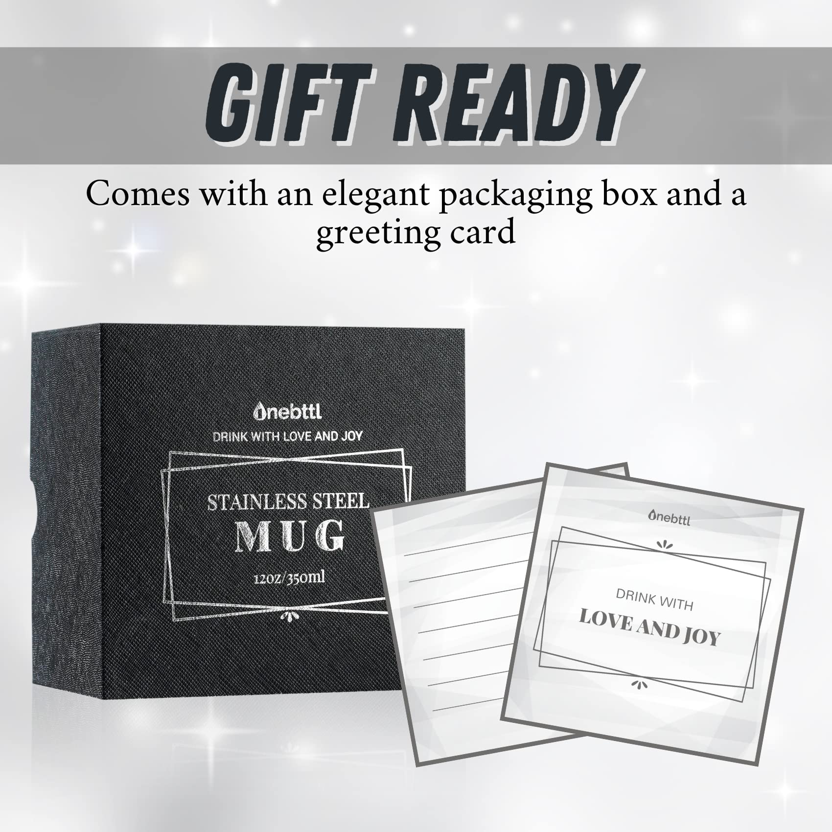 Onebttl abuelo taza regalo caja: regalo listo para Navidad o cumpleaños.