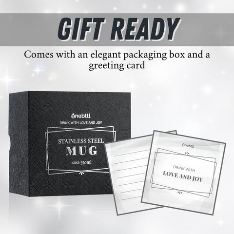 Onebttl abuelo taza regalo caja: regalo listo para Navidad o cumpleaños.