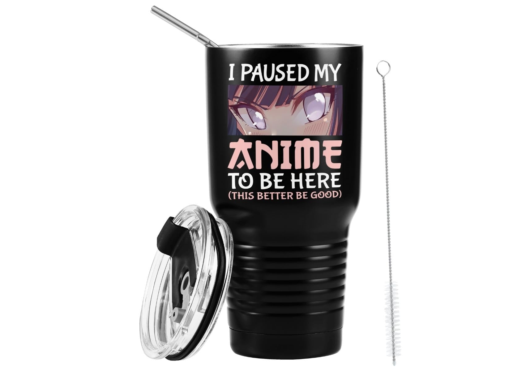 Onebttl taza anime 30oz, aislamiento doble para bebidas frías y calientes en casa o viaje