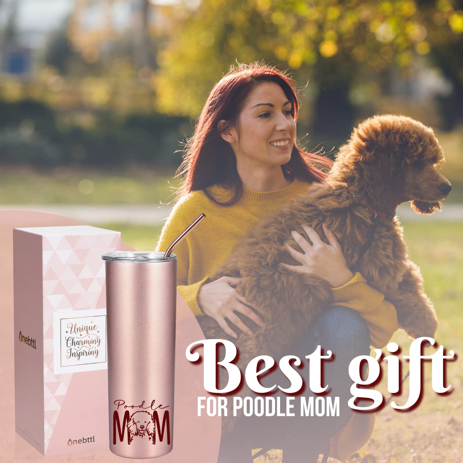 Onebttl Caja regalo para mamá caniche, ideal para sorprender a una amante de perros.