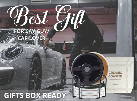 Onebttl coaster presentado en caja regalo para sorprender.