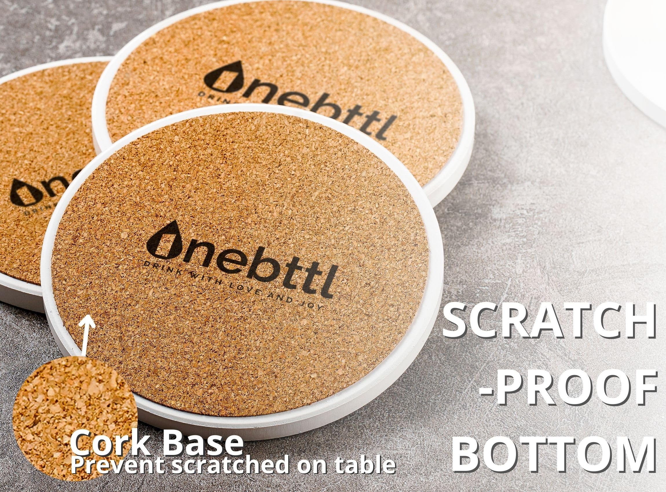 Onebttl coaster set de 6 en estuche regalo listo para regalar.