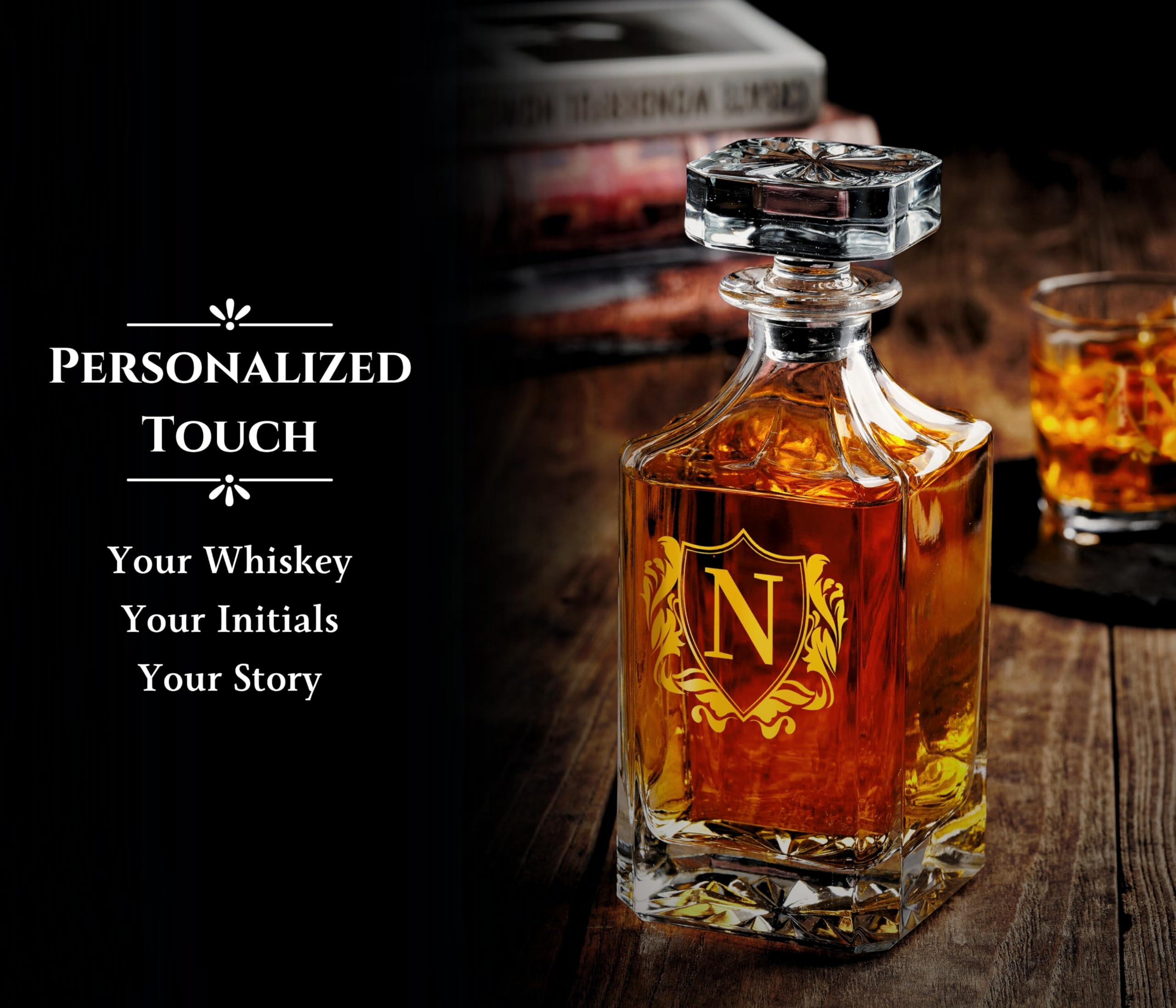 Onebttl cristal sin plomo de alta calidad para servir whisky