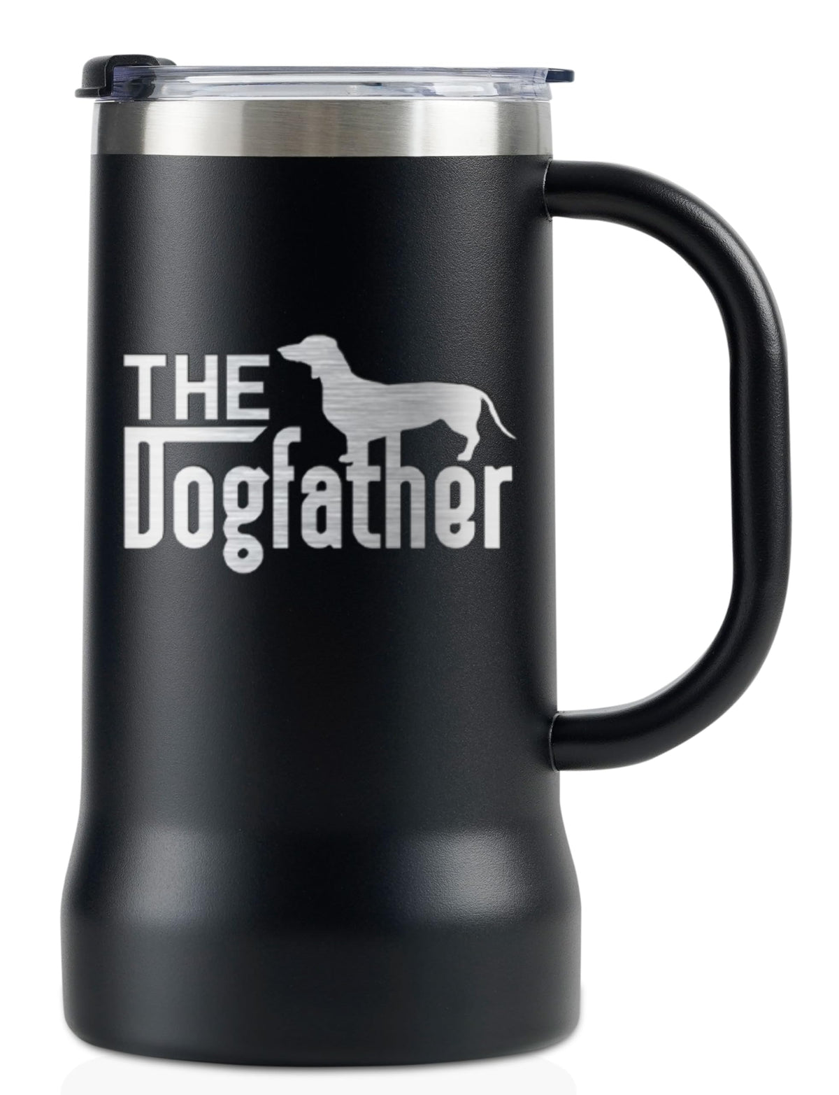 Onebttl perro salchicha regala jarra 24oz con tapa, ideal para regalo