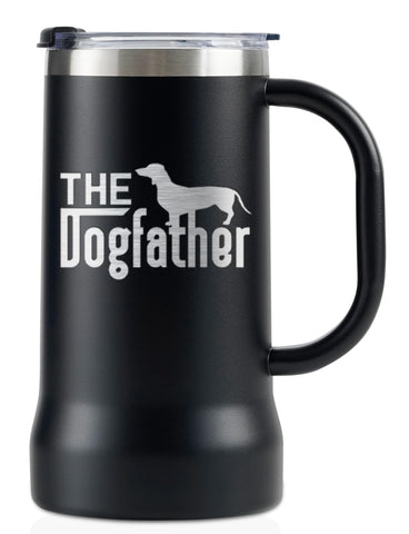 Onebttl perro salchicha regala jarra 24oz con tapa, ideal para regalo