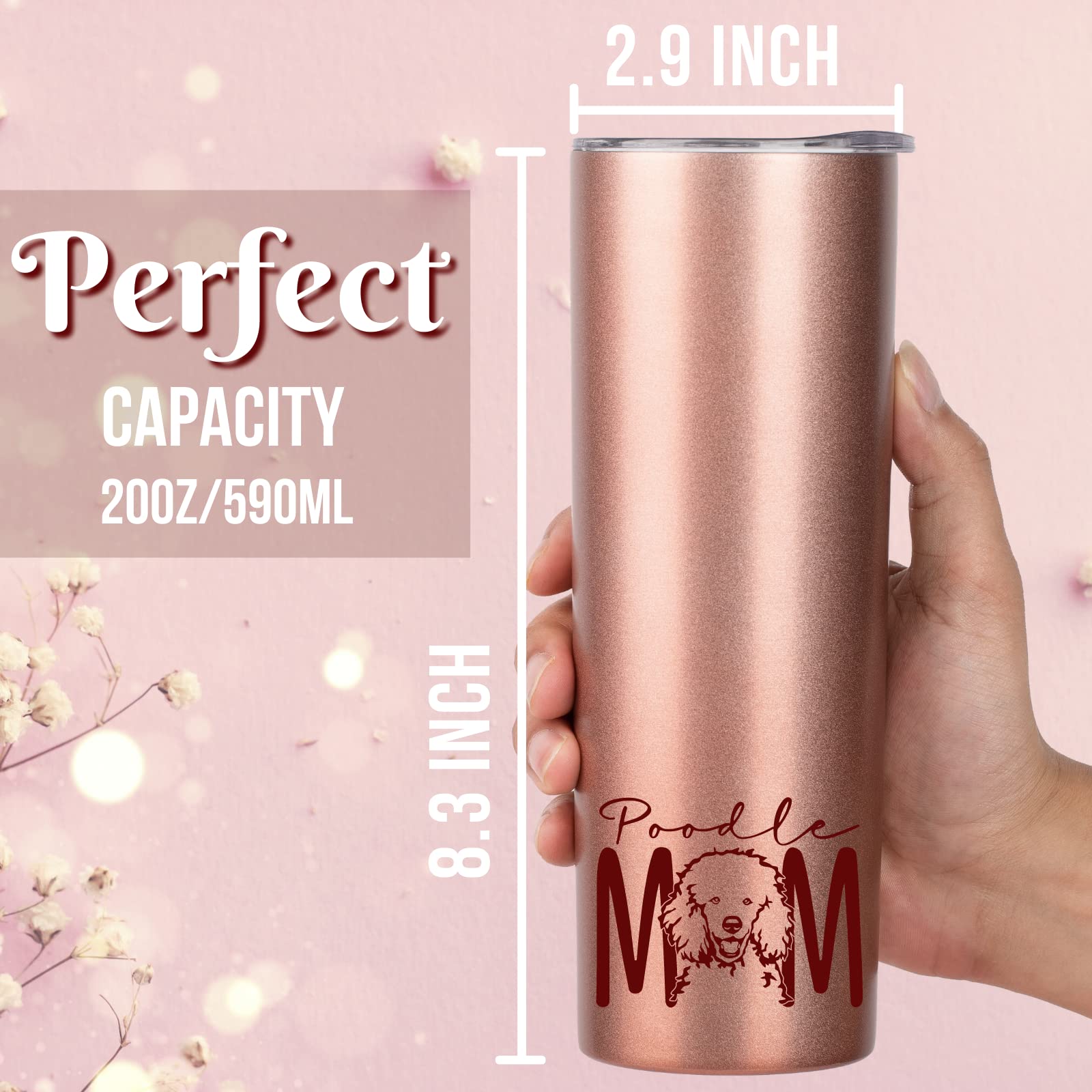Onebttl Doble pared aislante rosa-oro conserva bebidas a temperatura ideal.