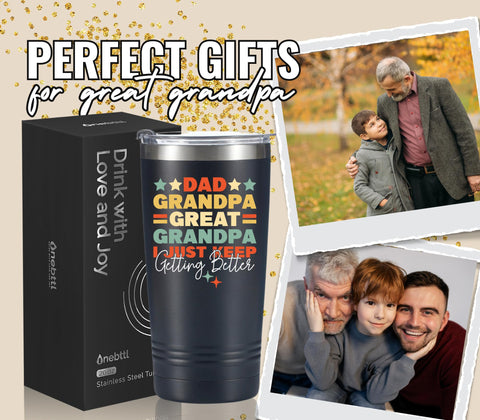 Onebttl gran abuelo tumbler con aislamiento evita condensación en superficies