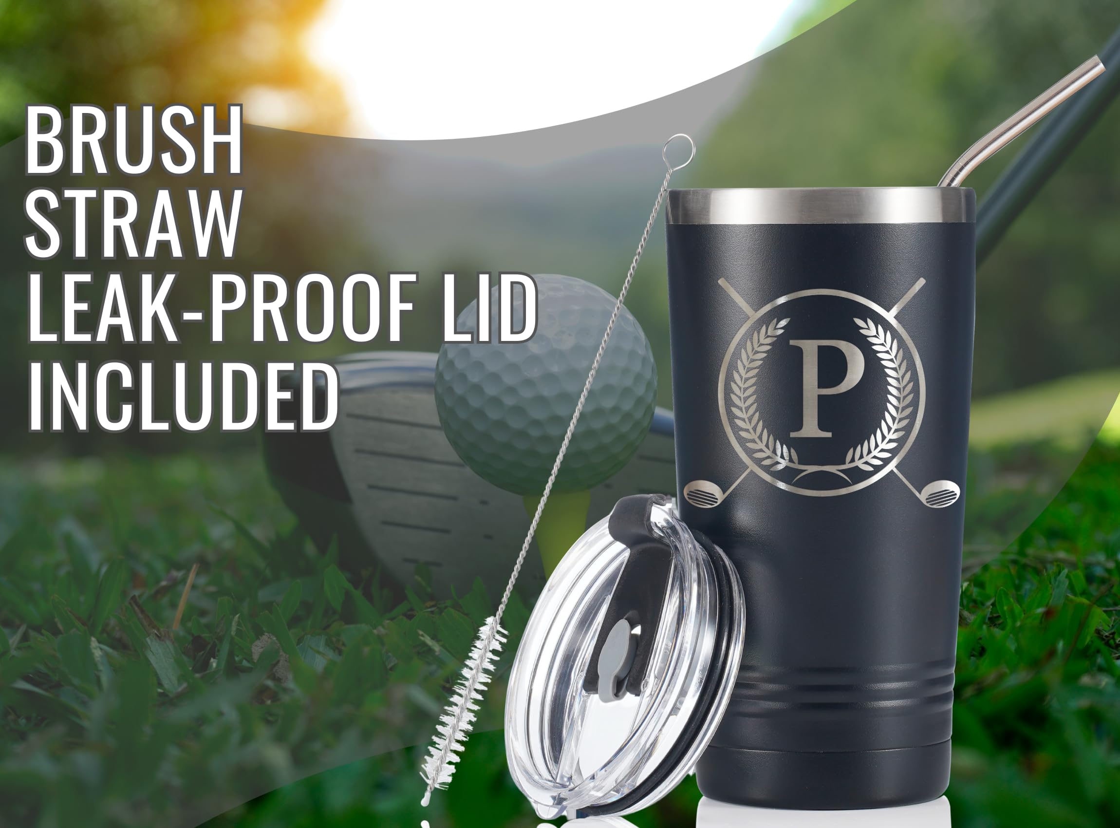 Onebttl inicial personalizada golfista, añade toque único al regalo.