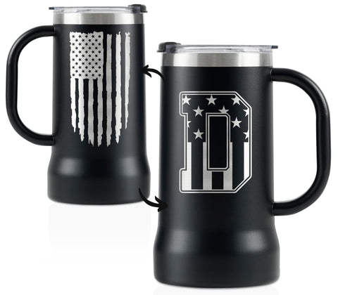 Jarra Onebttl con bandera frontal, ideal para reuniones patrióticas.