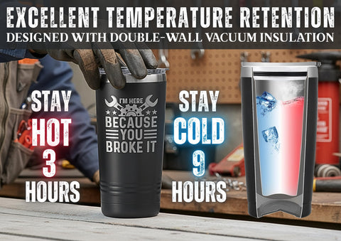 Onebttl Tumbler de mantenimiento para regalo elegante: empaque premium