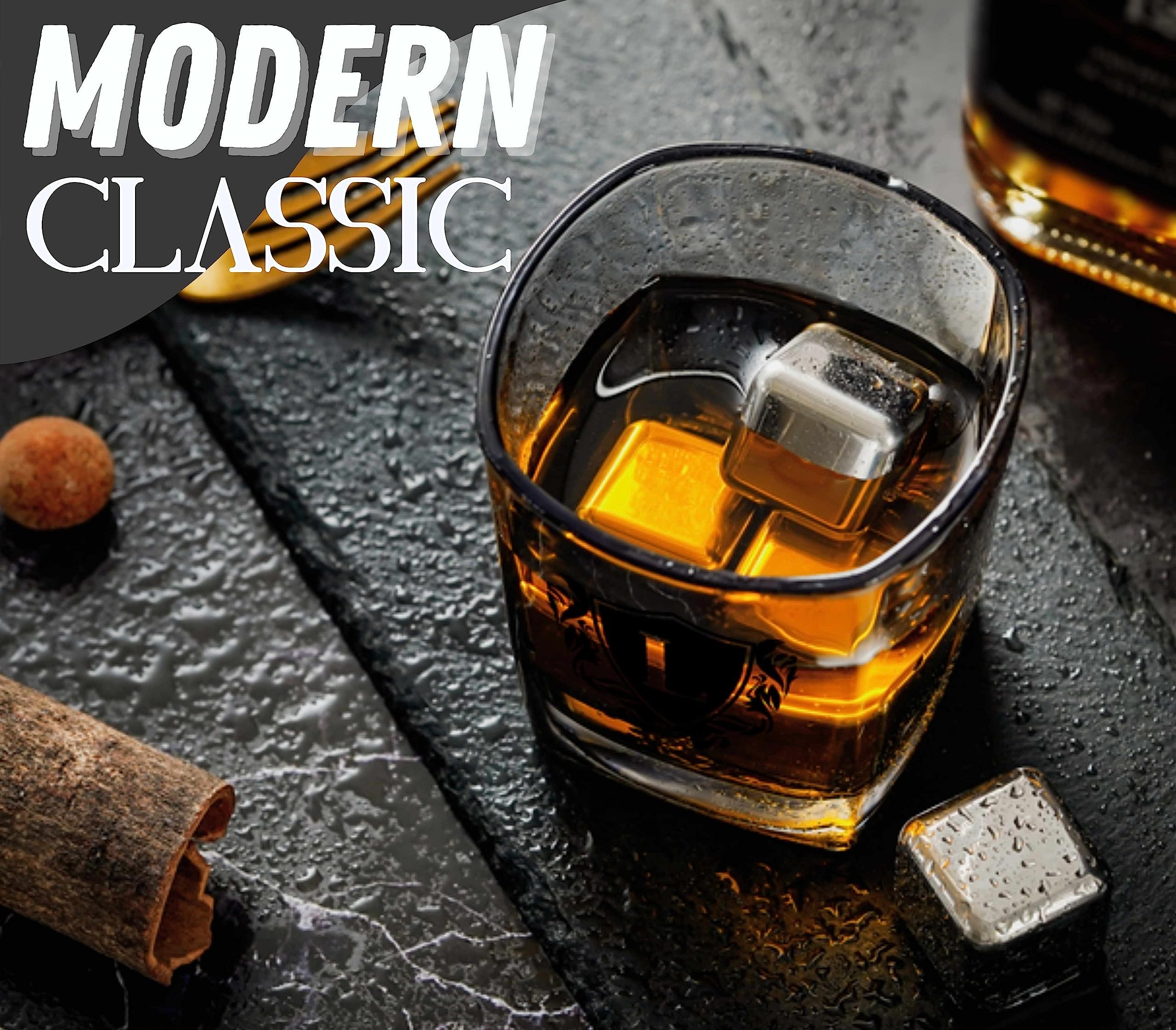 Onebttl piedras whisky acero inoxidable 304: mantienen la temperatura sin diluir el sabor.