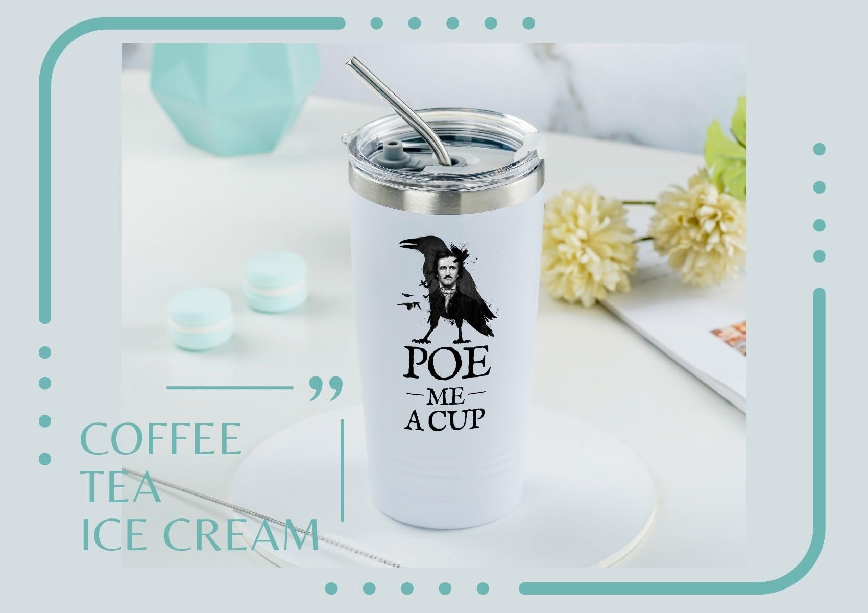 Onebttl POE ME A CUP, acero inoxidable 304, seguro para alimentos.