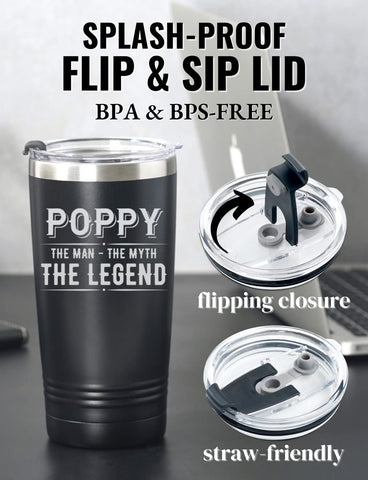 Onebttl Poppy aislamiento vacío sin condensación para bebidas frías o calientes
