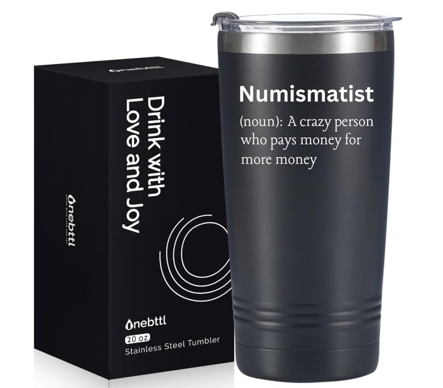 Onebttl taza aislante de doble pared mantiene bebidas a temperatura estable.