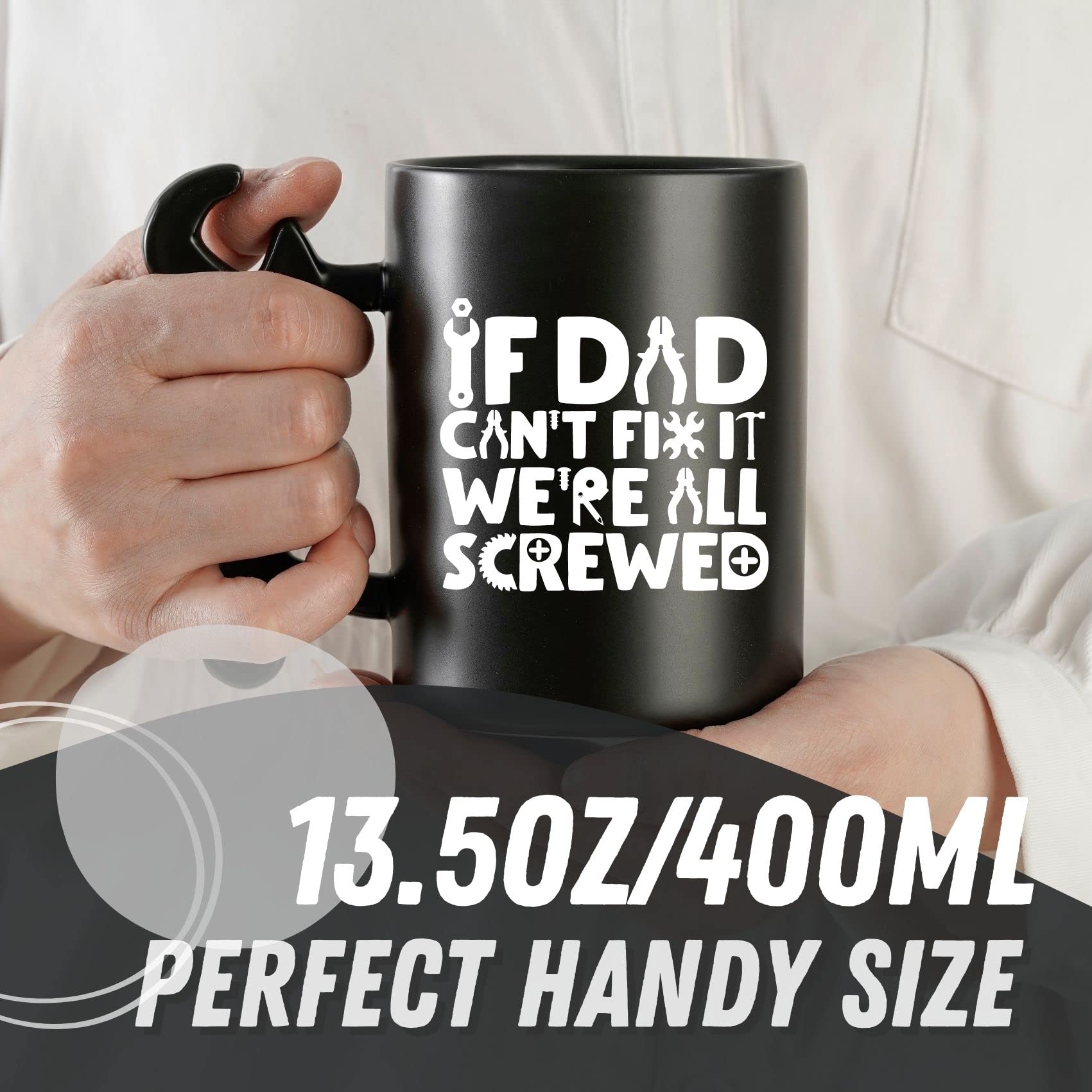 Onebttl Taza de café con acabado cerámico resistente y duradero para uso diario.