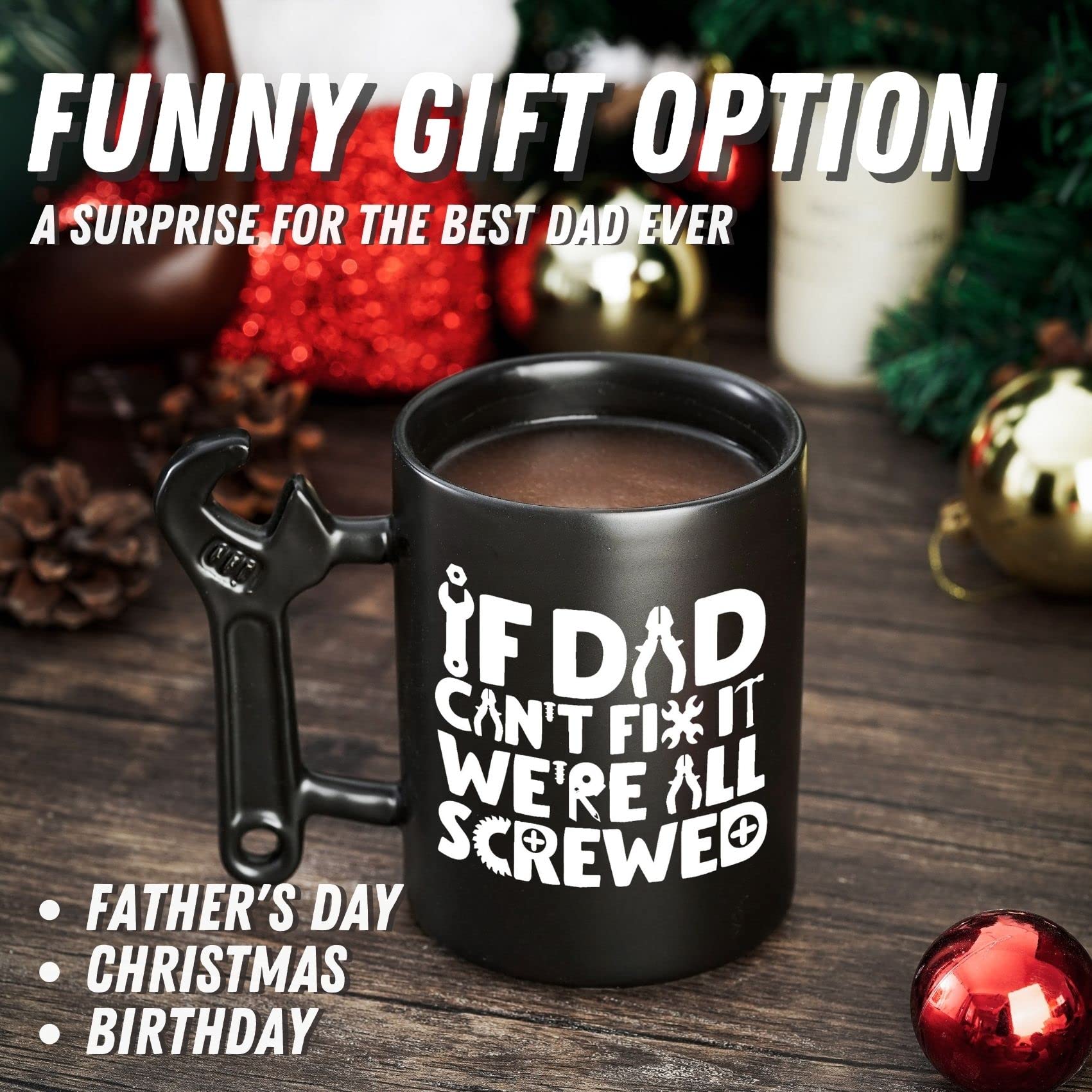 Onebttl Taza de café con frase divertida, ideal para empezar la mañana con humor.
