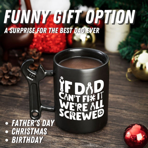 Onebttl Taza de café con frase divertida, ideal para empezar la mañana con humor.