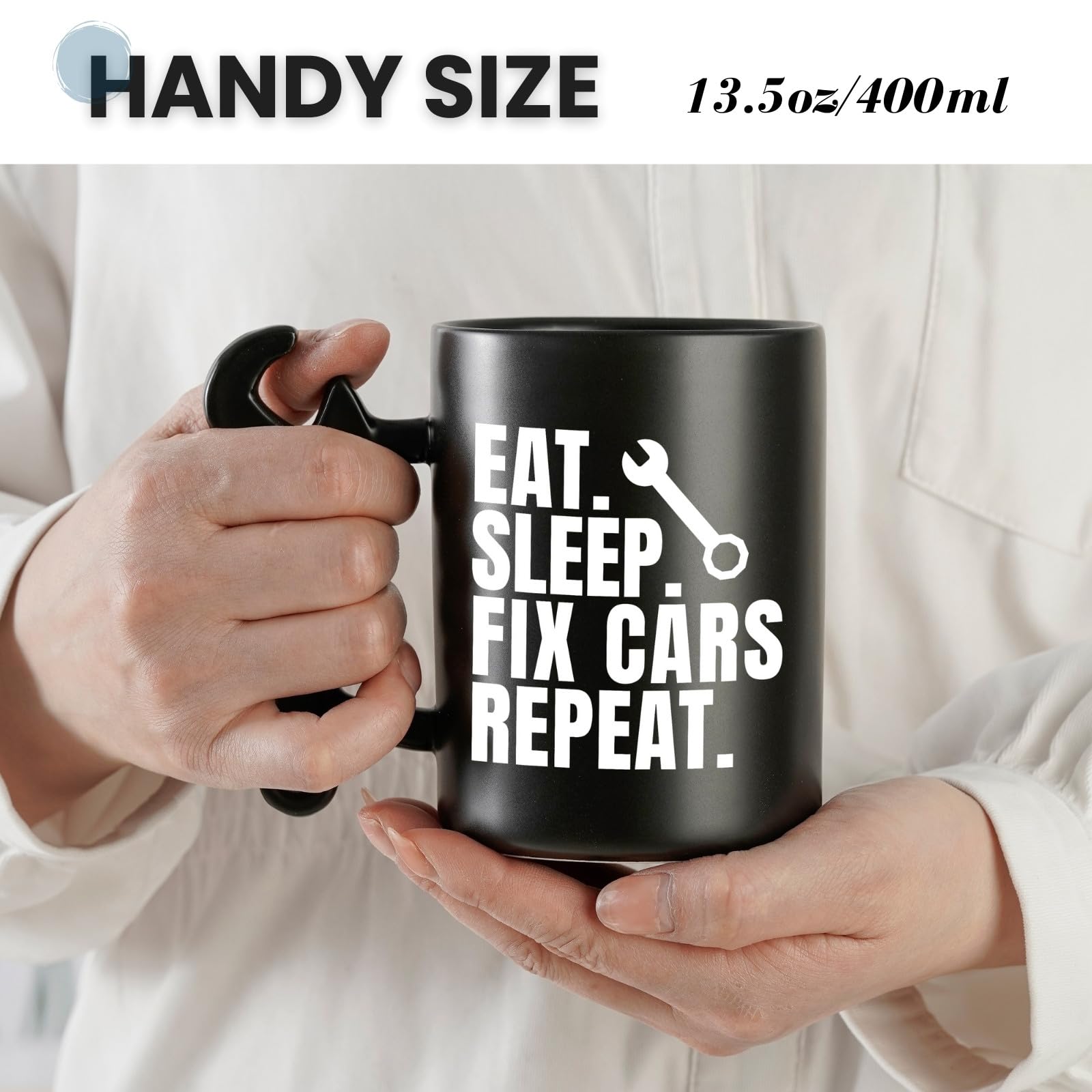Onebttl Taza cafe regalo para mecánico, perfecto para amantes de coches.