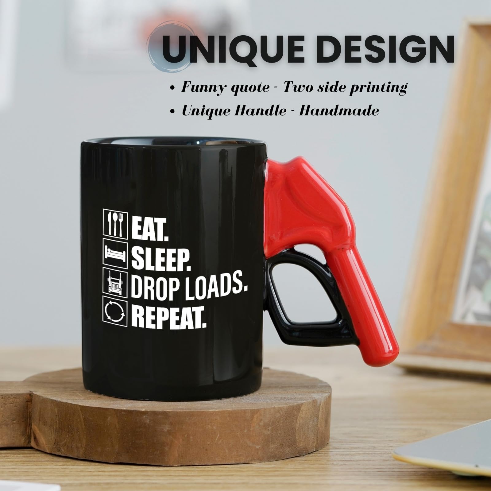 Onebttl Taza cap. 13.5oz 400ml, cerámica duradera para bebidas calientes.