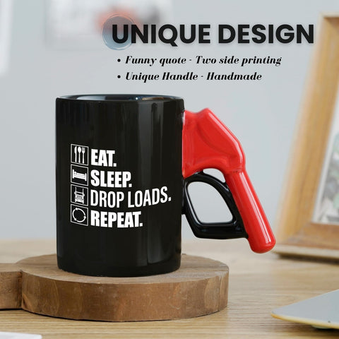 Onebttl Taza cap. 13.5oz 400ml, cerámica duradera para bebidas calientes.