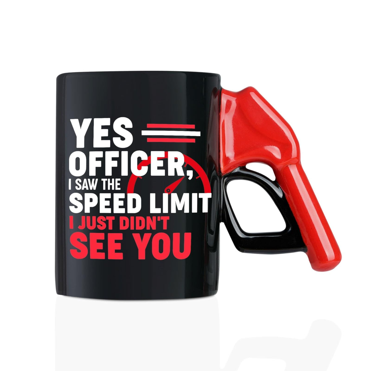 Onebttl taza cerámica con asa estilo surtidor, perfecta para café en carretera.