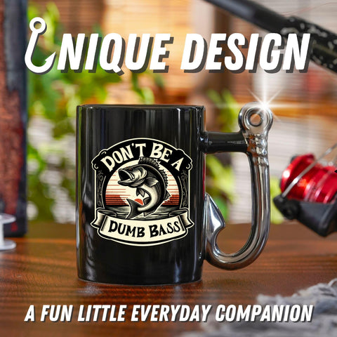 Onebttl taza frase pesca lubina: regalo para amantes de la pesca.