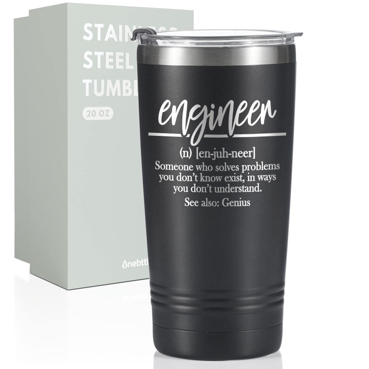 Onebttl taza Ingeniero definición veinte onzas, ideal para viaje y oficina.