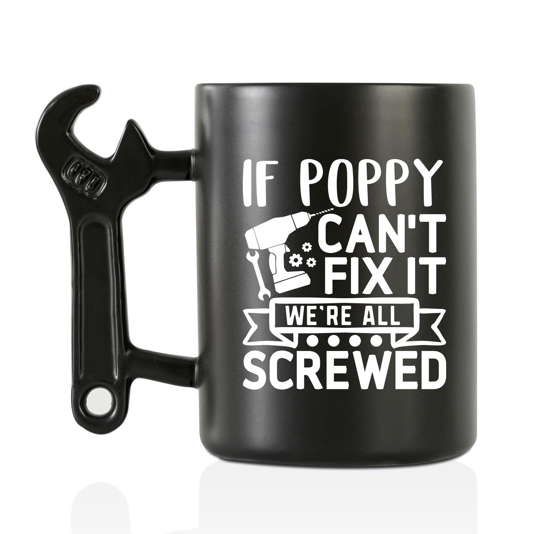 Onebttl Poppy, taza con mango en forma de llave para café diario.