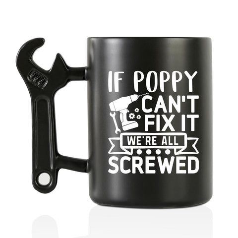 Onebttl Poppy, taza con mango en forma de llave para café diario.