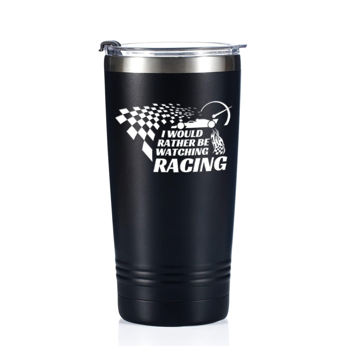 Onebttl taza térmica con diseño de carrera, ideal para fans de coches.