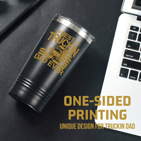 Taza Onebttl con diseño único para papá conductor, ideal para carretera.