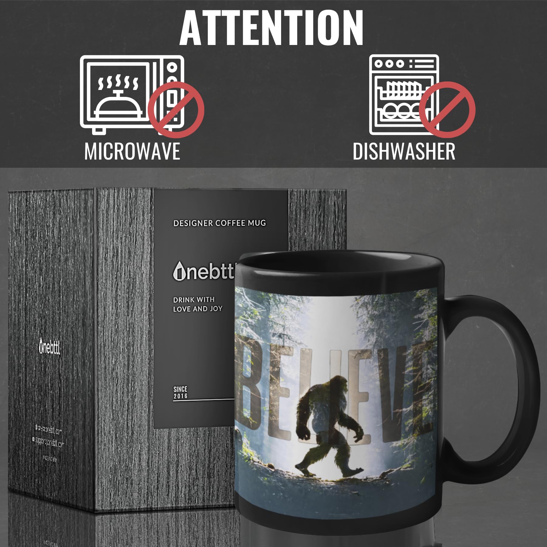 Taza Onebttl para uso diario con café, té o chocolate caliente.