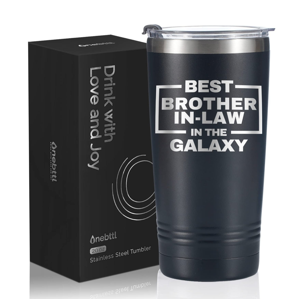 Onebttl taza de viaje con diseño galaxia mantiene la bebida a la temperatura deseada durante el trayecto.