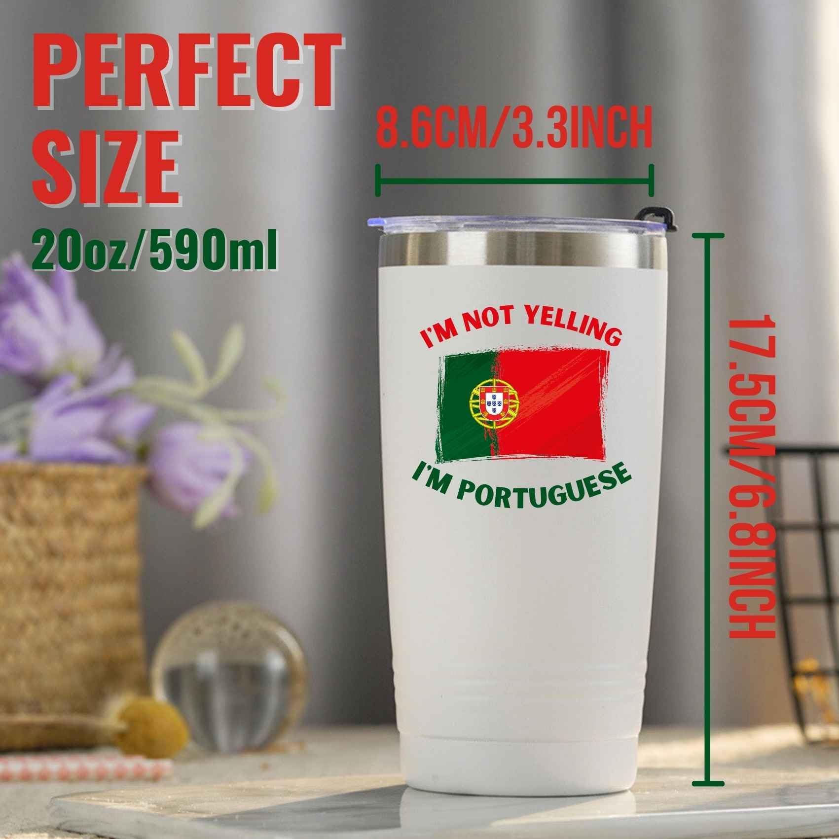 Onebttl diseño portugués en la taza que celebra la cultura