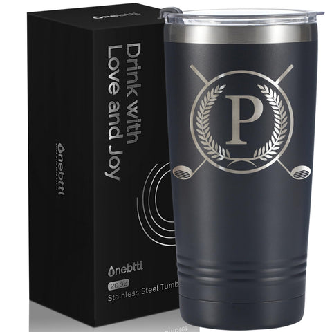 Onebttl taza viaje 20oz para golfistas, mantiene bebidas a temperatura ideal.