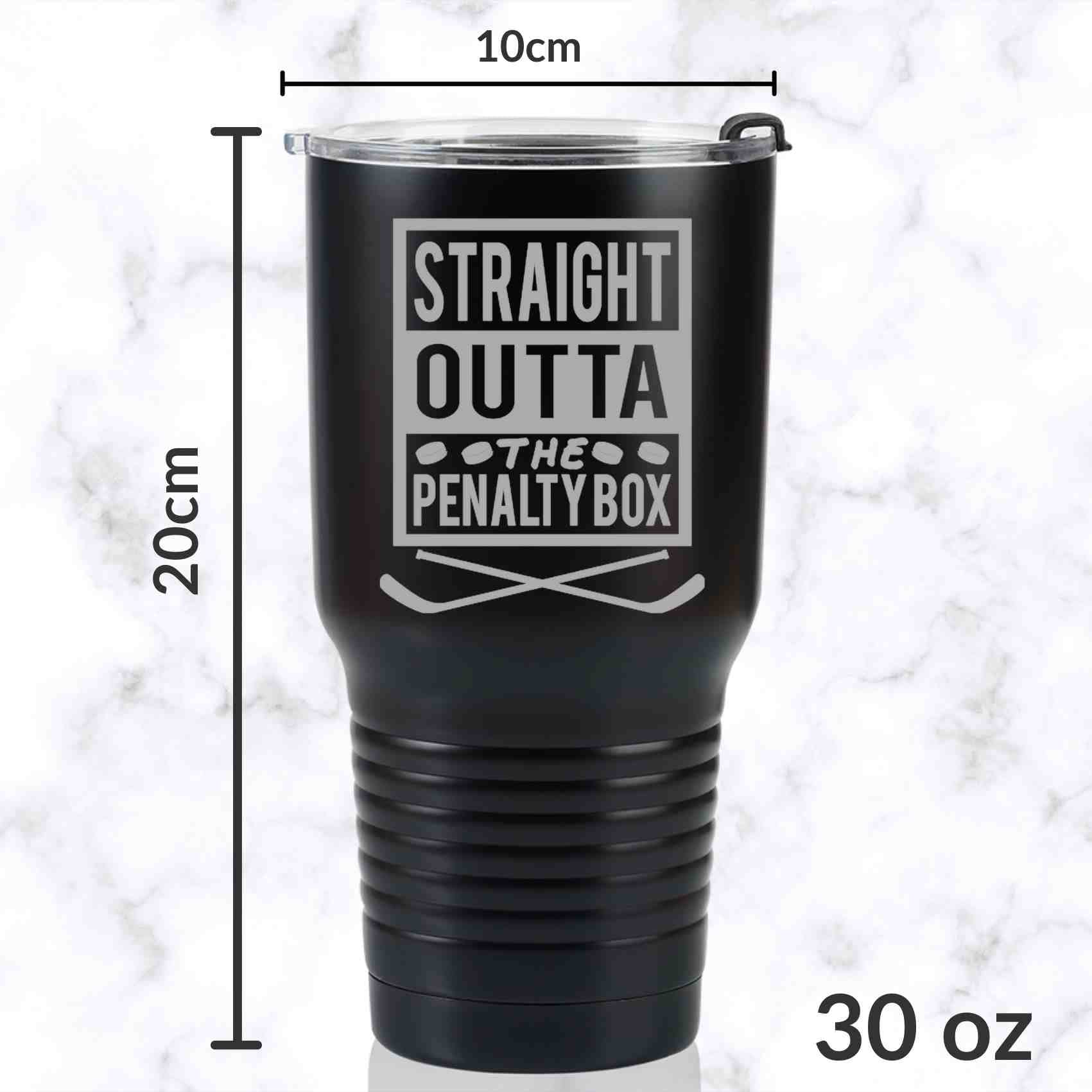 Onebttl taza viaje doble pared para hockey, mantiene hielo por horas.