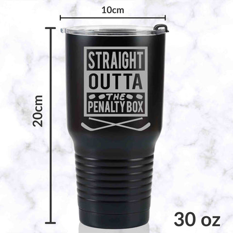 Onebttl taza viaje doble pared para hockey, mantiene hielo por horas.