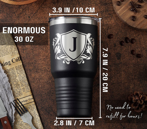 Onebttl taza de viaje con iniciales, idea de regalo única para cumpleaños.