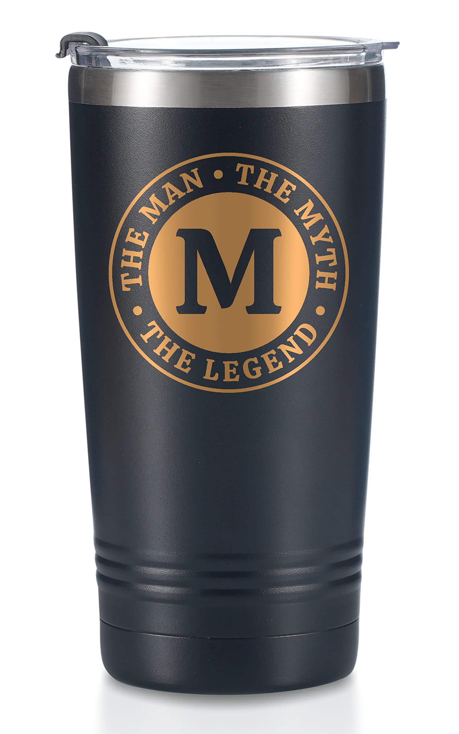 Onebttl taza de viaje con iniciales, monograma personalizado para regalo único.