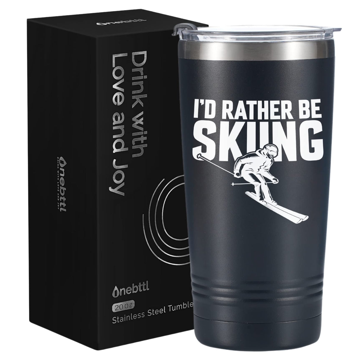 Onebttl tumbler 20oz aislado mantiene bebidas frías o calientes
