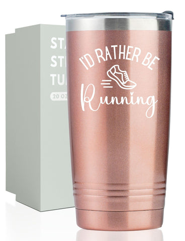 Onebttl tumbler 20oz con tapa y pajilla, ideal para carreras matutinas y café caliente.