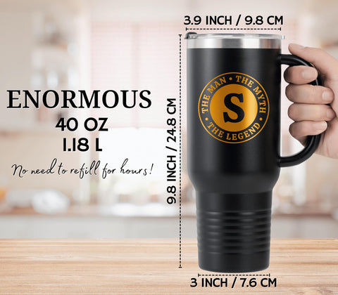 Onebttl Tumbler 40oz con tapa aislada, ideal para usar en la oficina o viaje