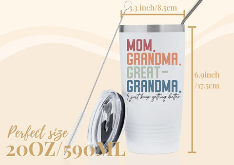 Onebttl tumbler con aislamiento al vacío mantiene bebidas frías o calientes.