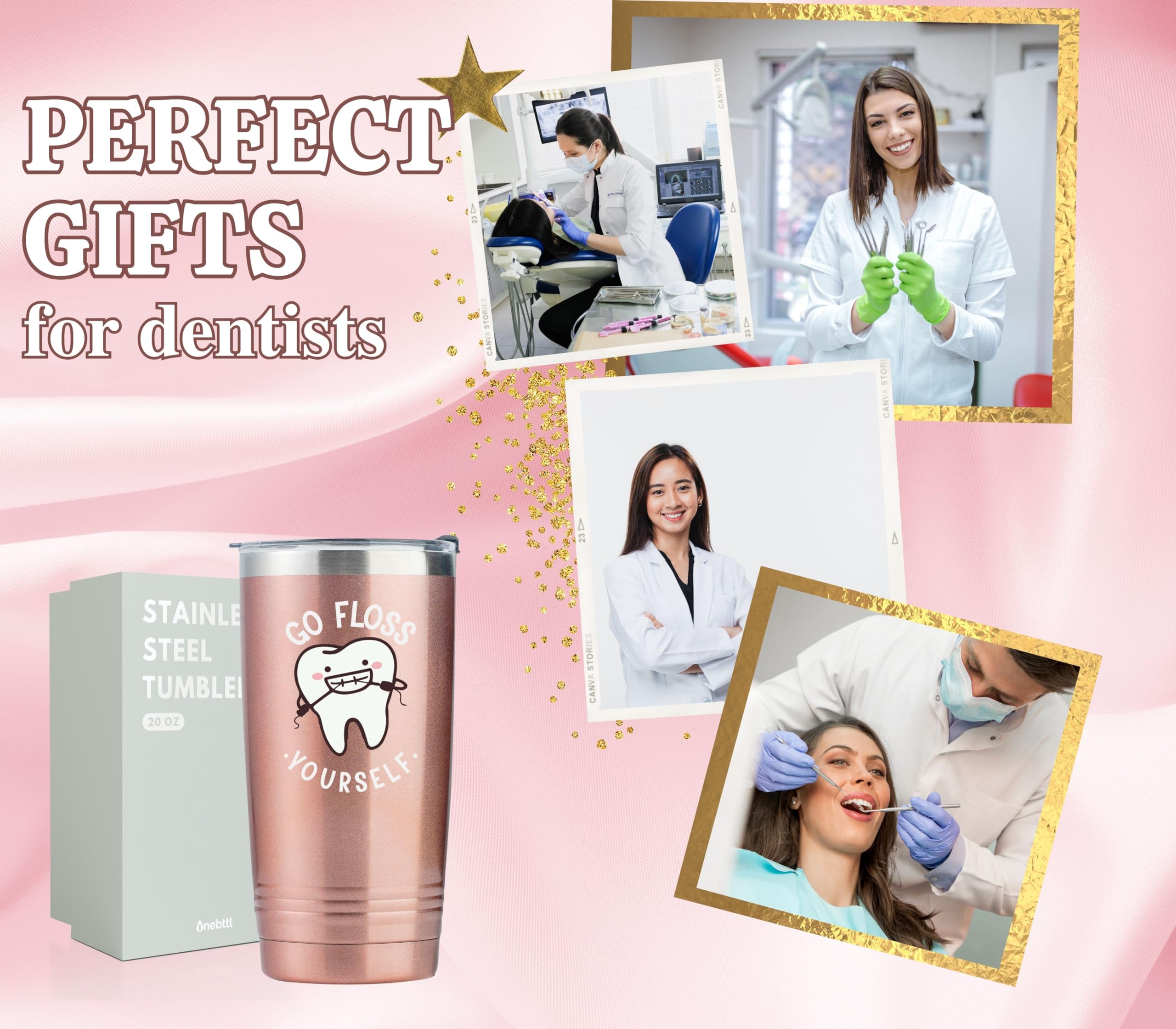 Onebttl Tumbler ideal para dentistas y colegas