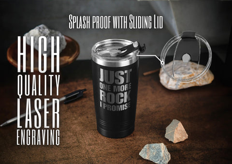 Onebttl tumbler en empaque regalo elegante, listo para sorprender a un geólogo.